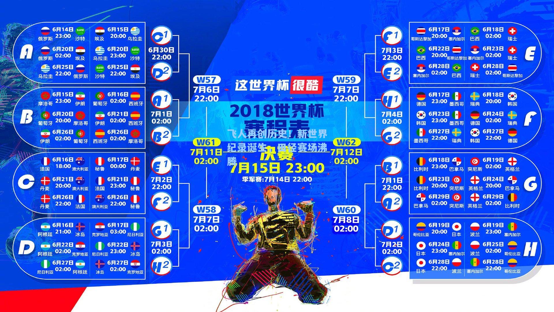 飞人再创历史！新世界纪录诞生，田径赛场沸腾